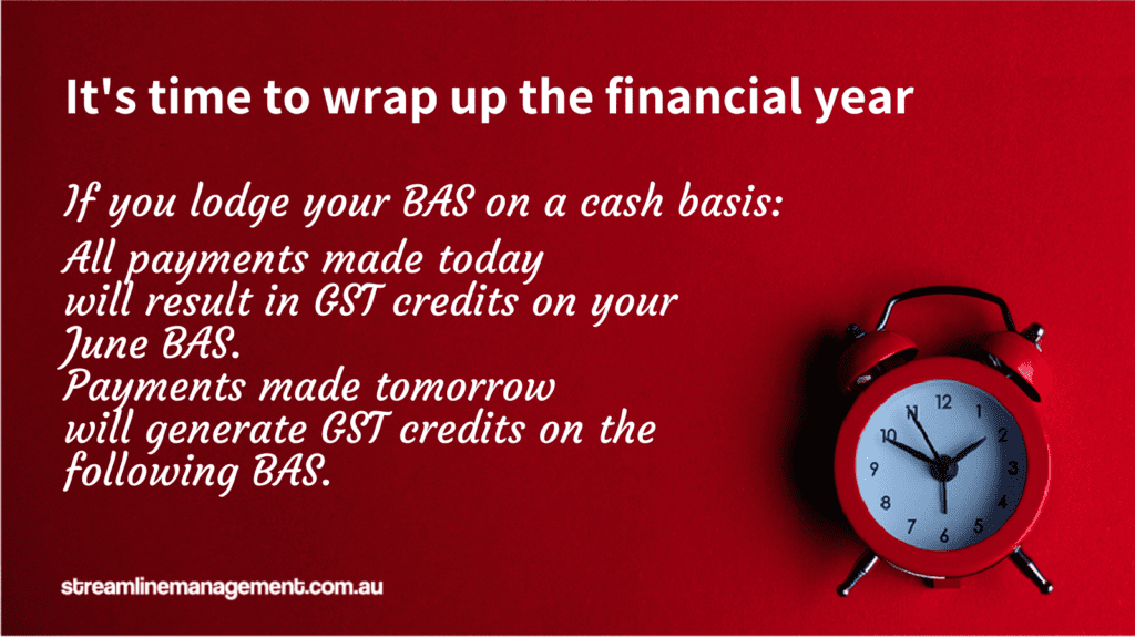 Streamline Management wrap up the quarter, wrap up the year